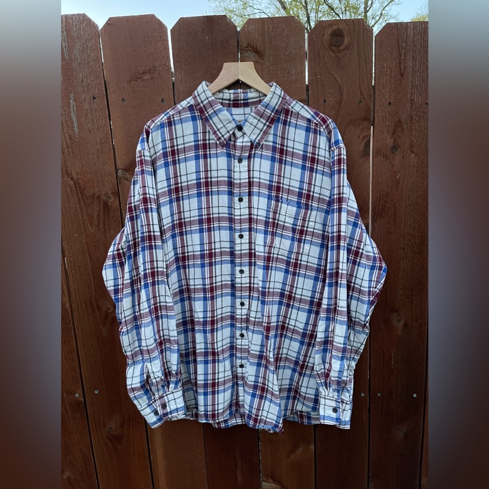 Foundry Supply Button Down Flannel Shirt